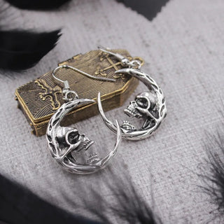 Gothic Moon Earrings