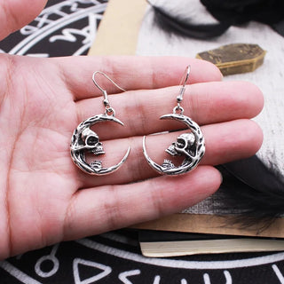 Gothic Moon Earrings