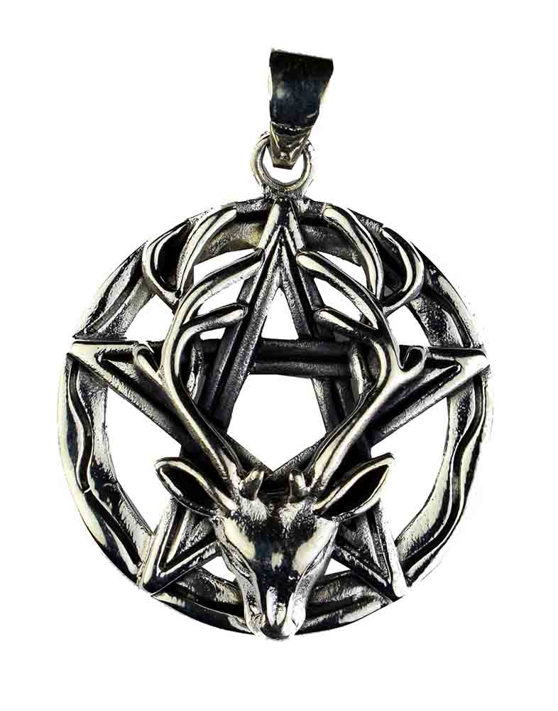 Buy 925 Sterling Silver Pentagram Pendant Spiritual Pagan Symbol Elemental  Design Witchcraft Protection Jewellery Ancient Craft Blessed Be Wicca  Online in India - Etsy