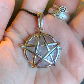 Crystal Pentacle Locket