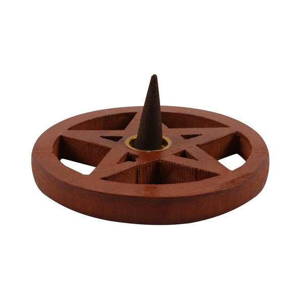 Pentacle Incense Cone Holder