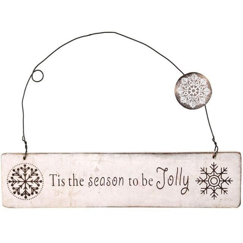 Christmas & Yule Decorations Rustic 'Tis The Season' Sign