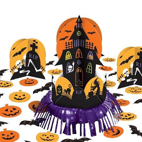 Halloween Halloween Haunted House Table Decorations Kit - 32cm