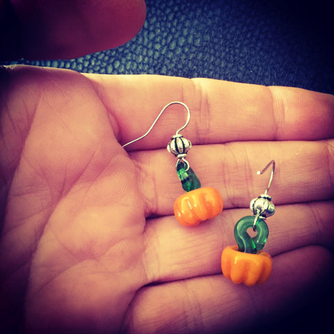 Home & Outdoor Decoration,Jewellery Pumpkin Witch Earrings