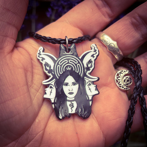 Monochrome Hecate Necklace