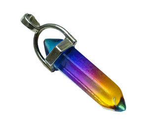 Aura Point Necklace ~ Rainbow