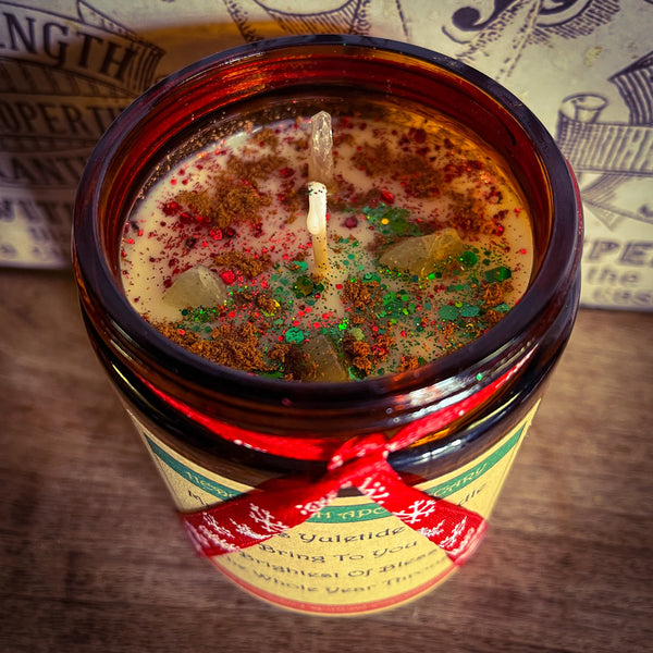 Kitchen Witch Candle ~ Yuletide Hearth