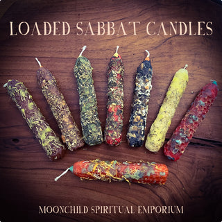 Loaded Sabbat Candles - choose your sabbat