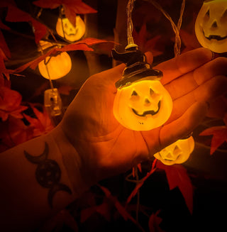 Witchy Pumpkin String Lights