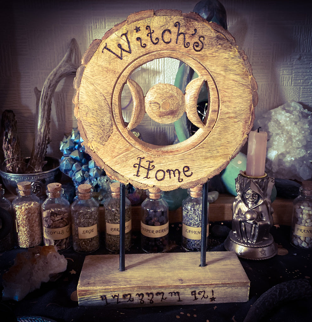 Witch’s Home Standing Plaque