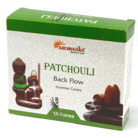 Aromatica Backflow Cones ~ Patchouli