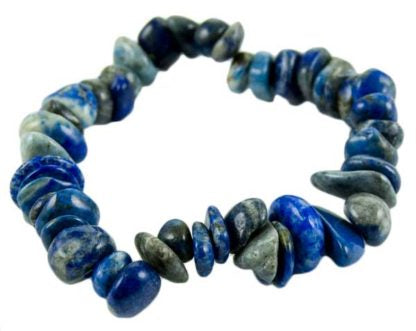 Chunky Lapis Lazuli Crystal Bracelet