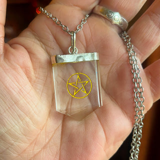 Crystal Tablet Necklaces