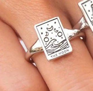 The Moon Tarot Ring