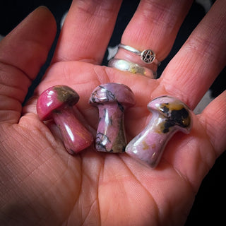 Rhodonite Mushroom