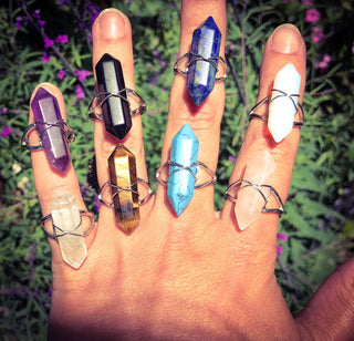 Crystal Point Energy Ring