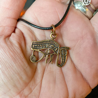 Eye of Horus Necklace ~ Bronze