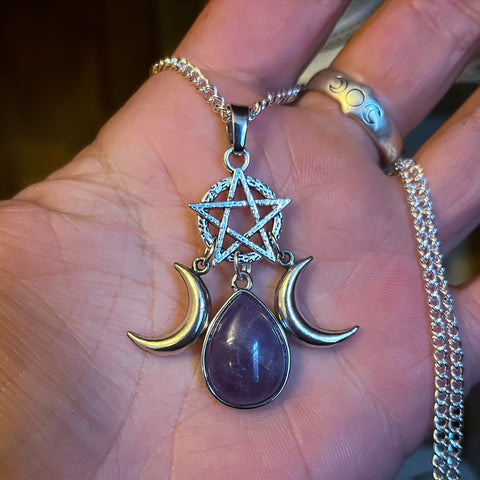 Violet Moonlight Necklace