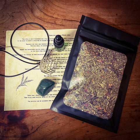 Knock on Wood Tree Magick Spell Kit