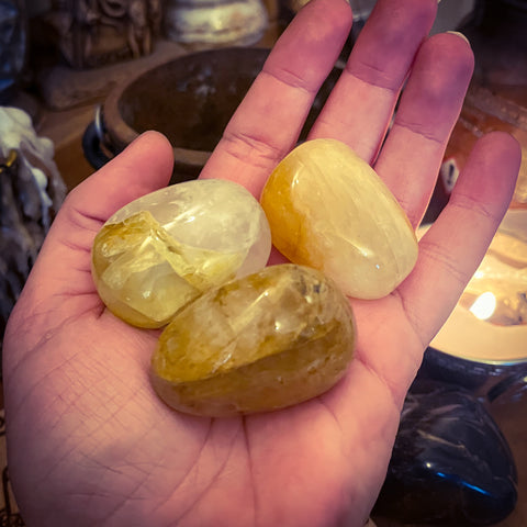 Large Golden Healer Crystal