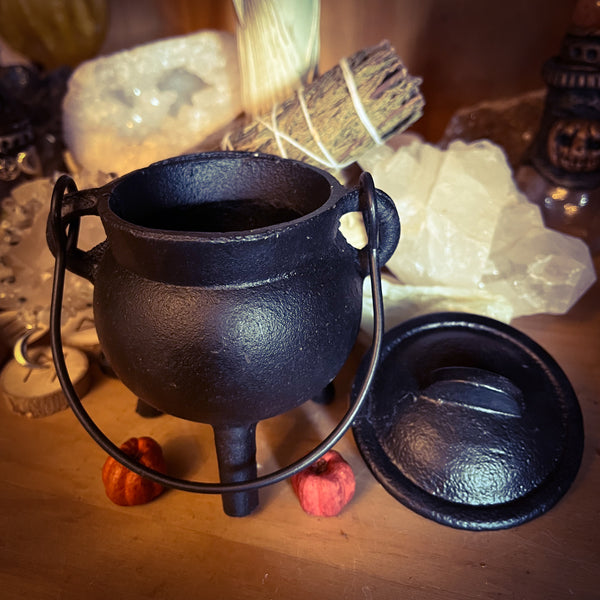 Cast Iron Cauldron MoonChild Spiritual Emporium