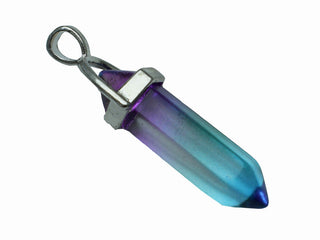 Aura Point Necklace ~ Purple & Blue