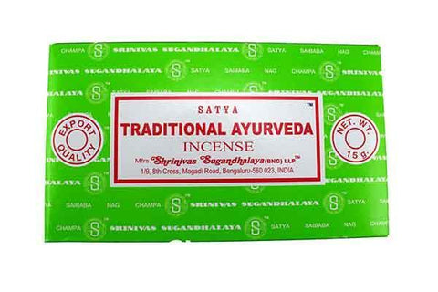 Incense, Oils & Accessories,Incense Sticks Ayurveda ~ Satya