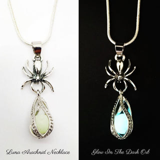Jewellery Silver Plated Snake Chain Luna Arachnid Necklace