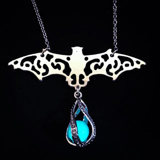 Jewellery Silver Plated Snake Chain NightBird Necklace