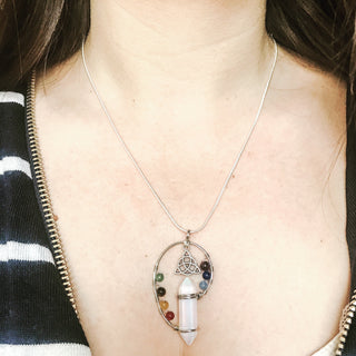 Jewellery Triquetra Chakra Point Necklace