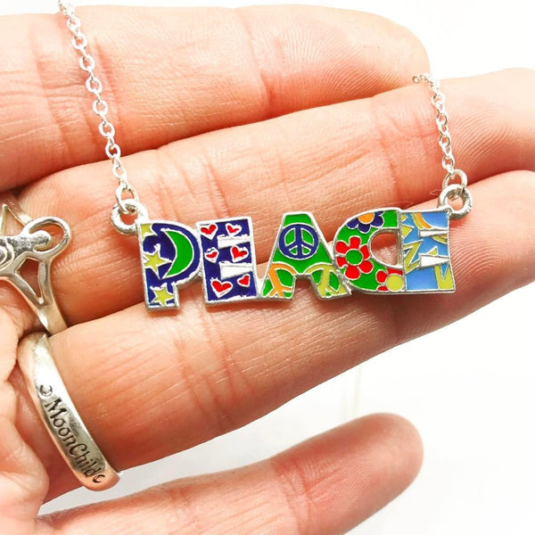 Jewellery,Witch & Spell Craft Peace Necklace