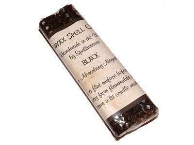Witch & Spell Craft Beeswax Spell Candles - Black