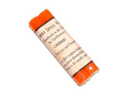 Witch & Spell Craft Beeswax Spell Candles - Orange