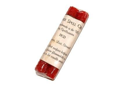 Witch & Spell Craft Beeswax Spell Candles - Red