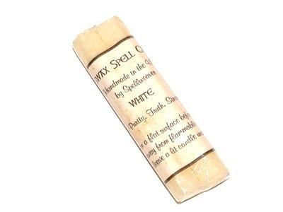 Witch & Spell Craft Beeswax Spell Candles - White