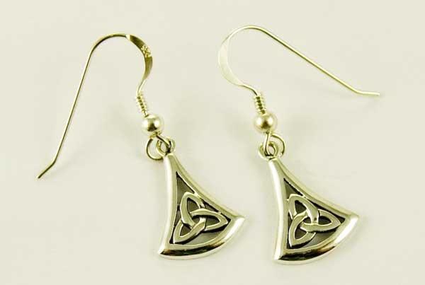 Witch & Spell Craft,Jewellery Trinity Triquetra Earrings ~ Sterling Silver